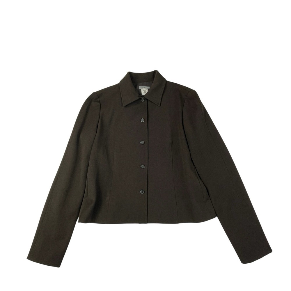 J.Crew Women's Size‎ 4 Brown Stretch Blend Jacket • Career Blazer • Lined
